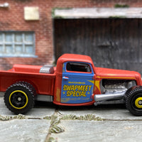 Loose Matchbox - 1935 Ford Pick Up Truck - Satin Red Matchbox Swapmeet Special Livery