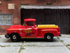 Loose Matchbox - 1957 GMC Stepside - Red and Gold with Wood Bed Sides