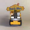 Matchbox Faun Mobile Crane Truck Bright Orange w/Black Boom 1:90 Scale