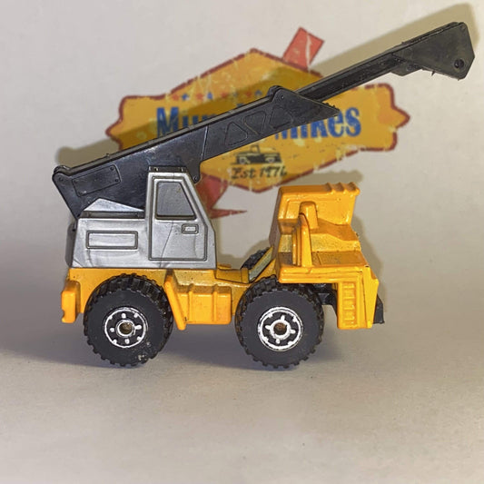 Matchbox Faun Mobile Crane Truck Bright Orange w/Black Boom 1:90 Scale