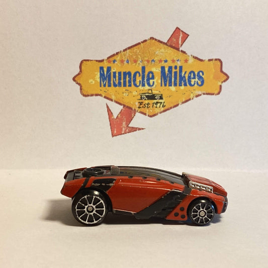 Thunderblade Red Sports Car 2007 made for McDonald’s Happy Meal Hot Wheels, Loose Diecast Car.