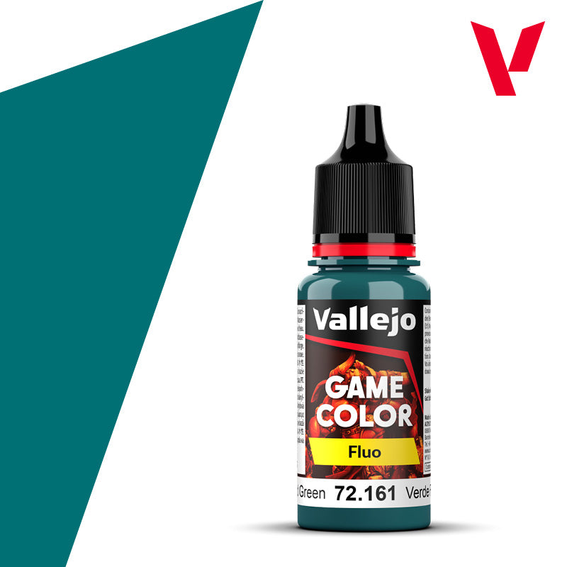 Vallejo Game Color Fluorescent Cold Green 18 ml — exact product view