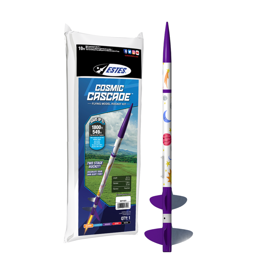 Estes Cosmic Cascade payload-capable model rocket kit