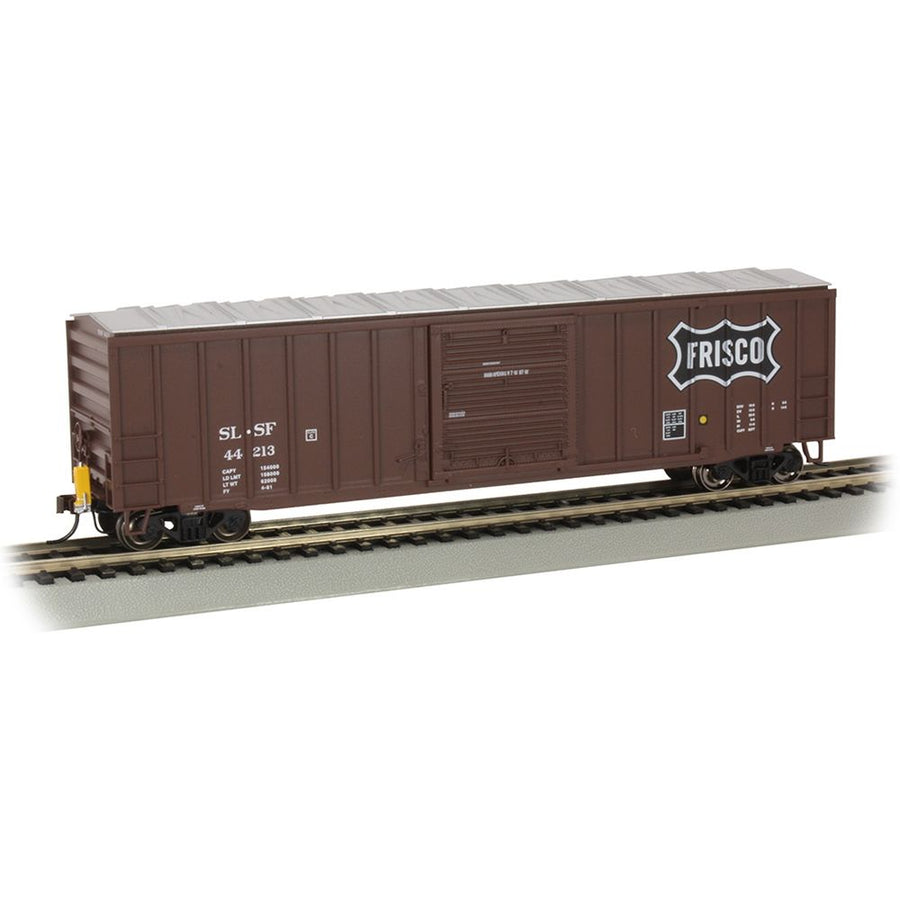 Bachmann HO 14908 Frisco #44213 outside-braced boxcar with flashing EOT