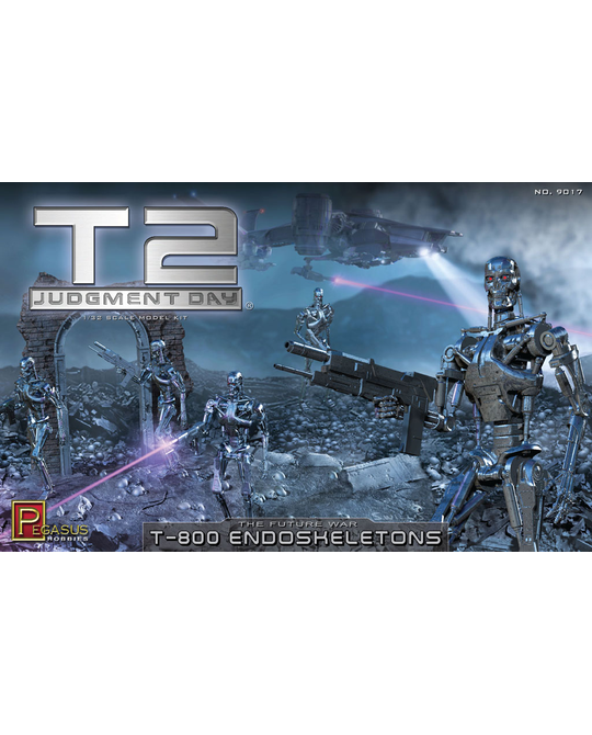 1/32 Terminator 2 Judgment Day T-800 Endoskeletons - Pegasus 9017 - product image