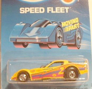 1989 Hot Wheels Firebird Funny Car yellow Speed Fleet version