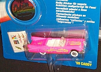 1991 Hot Wheels '59 Caddy pink California Custom