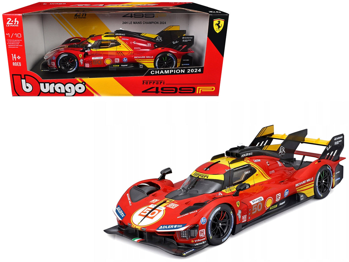 2024 Ferrari 499P #50 Le Mans Winner – Bburago 1:18