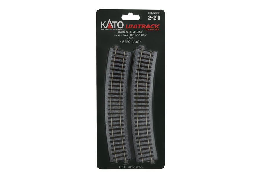 H R550-22.5 Curve Track (4 ea) (2-210) exact product view 1