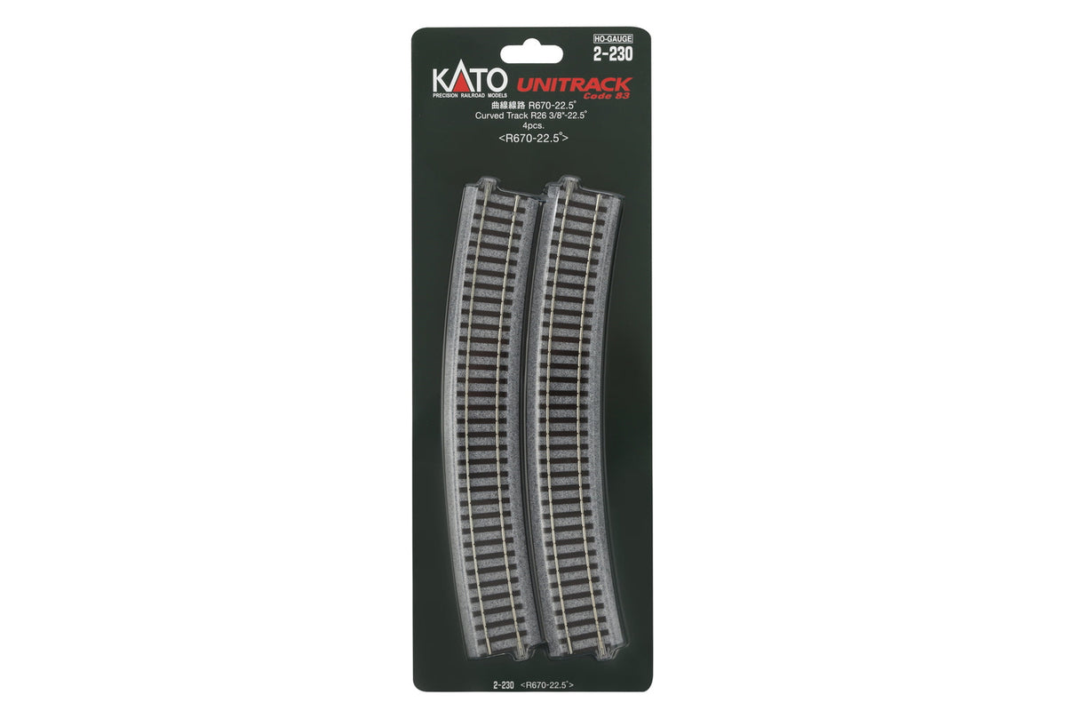 H R670 – 22.5 Curve Track, (4 ea) (2-230) exact product view 1