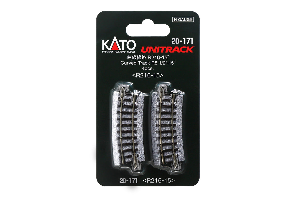 N R216-15 Curved Track (4 ea) (8.5-15d) (20-171) exact product view 1