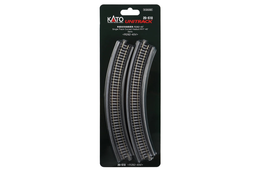 N Single Viaduct Curv R282- 45d, (2 ea) (prev #23-036) (20-510) exact product view 1