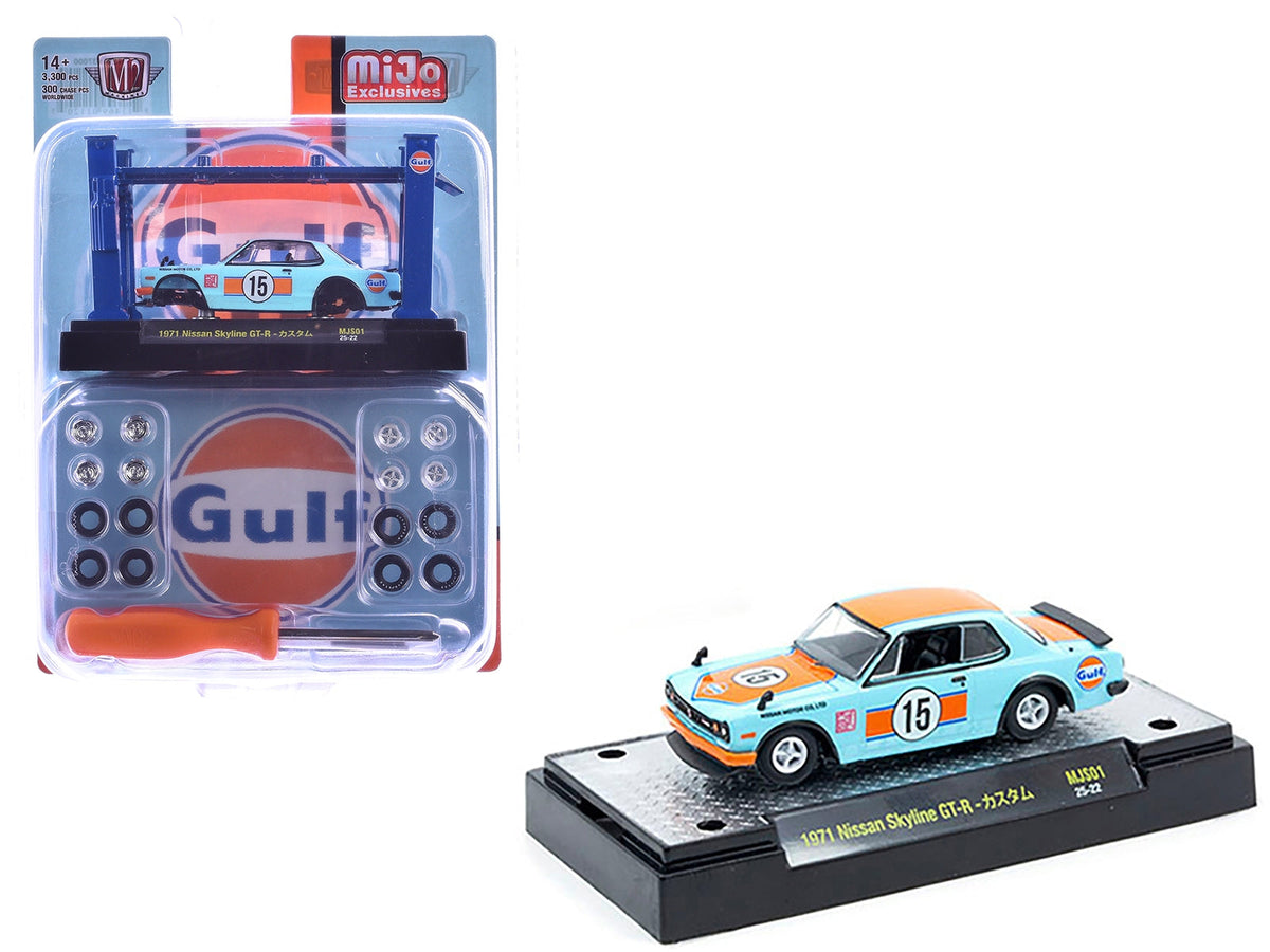 1971 Nissan Skyline GT-R #15 Gulf Oil – M2 1:64