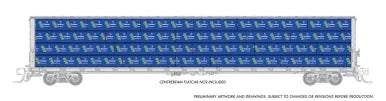Rapido Trains Rapido 102152 – 73' Centerbeam Load Domtar – N Scale product image