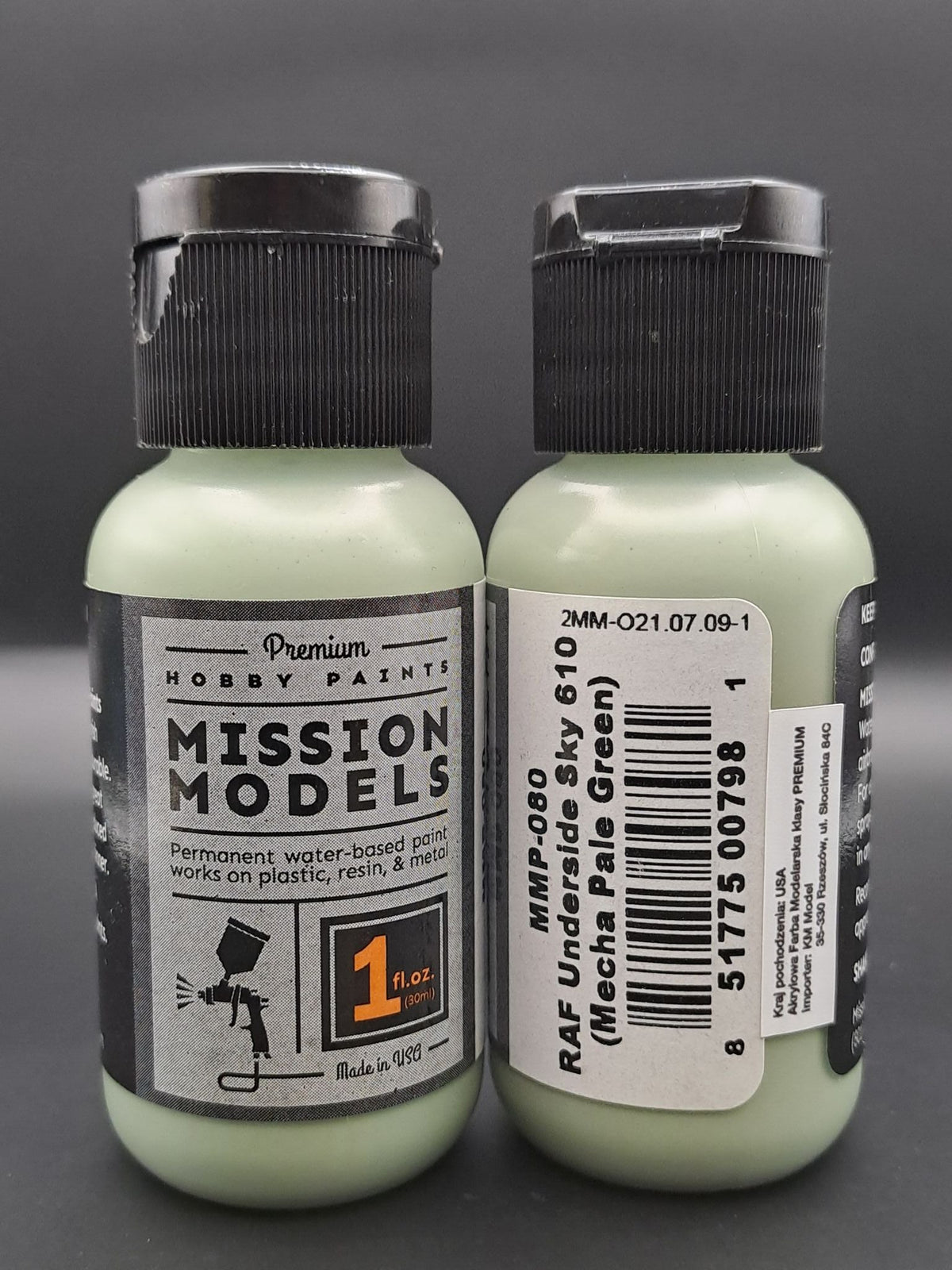 Mission Models MMP-080 RAF underside Sky 610 Acrylic Model Paint – 1 fl oz