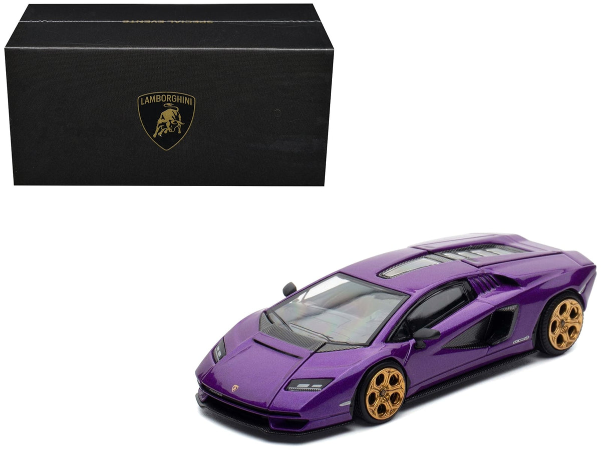 Lamborghini Countach LPI 800-4 HKTS 2025 Purple – Pop Race 1:64