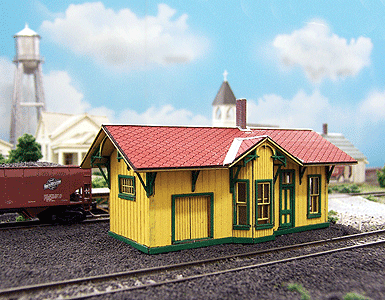 Blair Line 93 Boston Depot Structure footprint 3 x 1 7/16" N Scale — exact product reference