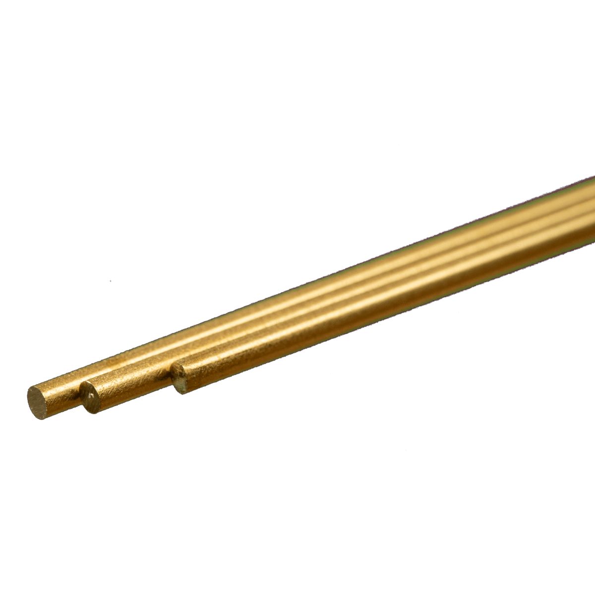 K&S 8168 Solid Brass Rod, 0.081 in Diameter x 12 in, 3 Pack