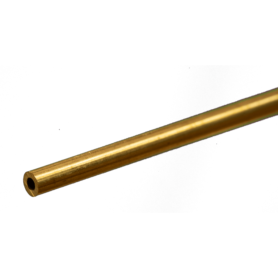 K&S 8205 actual round brass tube with 1/8 inch outside diameter