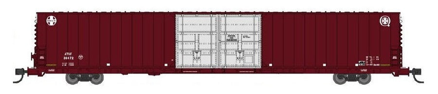 Bluford Shops N 86601 86' Auto Parts Double Door Box Car, Santa Fe #36706 — manufacturer reference