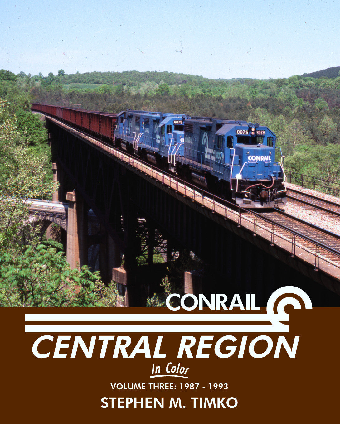 Morning Sun Books Hardcover Book 1577 Conrail Central Region In Color Volume 3: 1987-1993 — exact product view