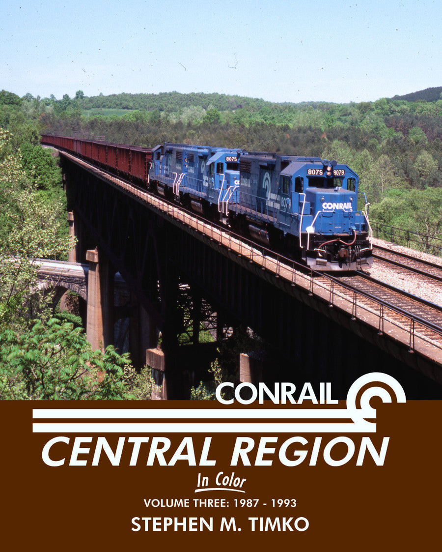 Morning Sun Books Hardcover Book 1577 Conrail Central Region In Color Volume 3: 1987-1993 — exact product view