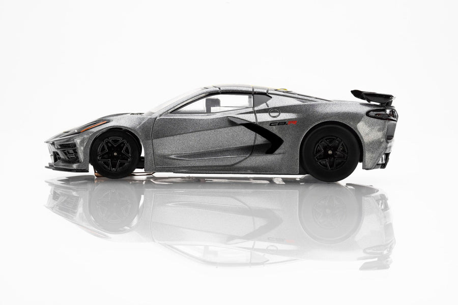 AFX 2022 Corvette C8 Hypersonic Grey HO Slot Car — official product view 3