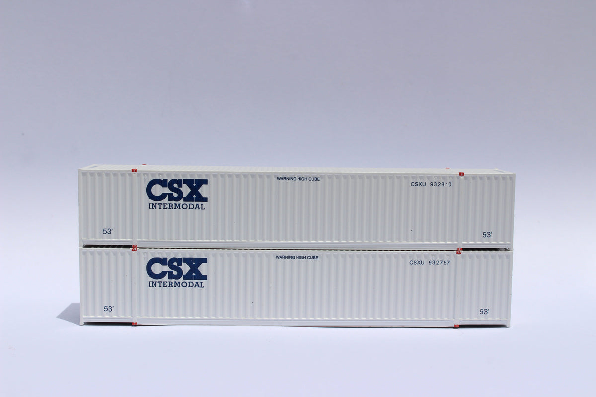 CSX (early) 53' HIGH CUBE 6-42-6 corrugated containers with Magnetic system, Corrugated-side. JTC #535008 (535008) exact product view 1