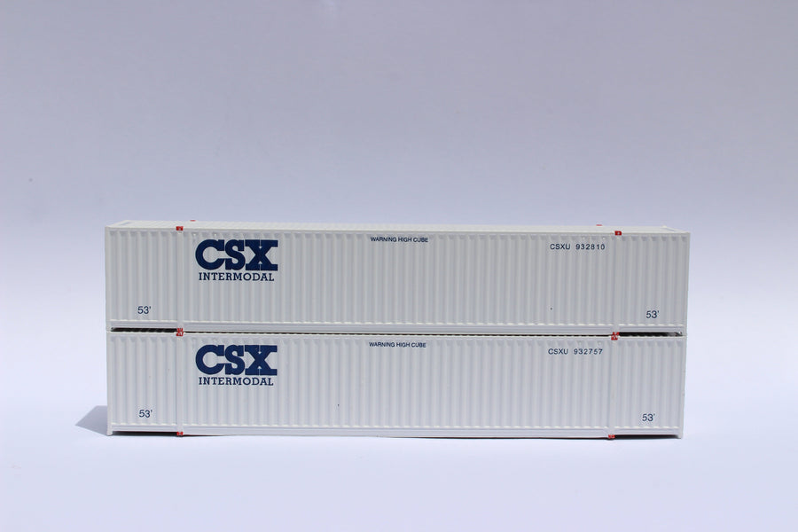 CSX (early) 53' HIGH CUBE 6-42-6 corrugated containers with Magnetic system, Corrugated-side. JTC #535008 (535008) exact product view 1