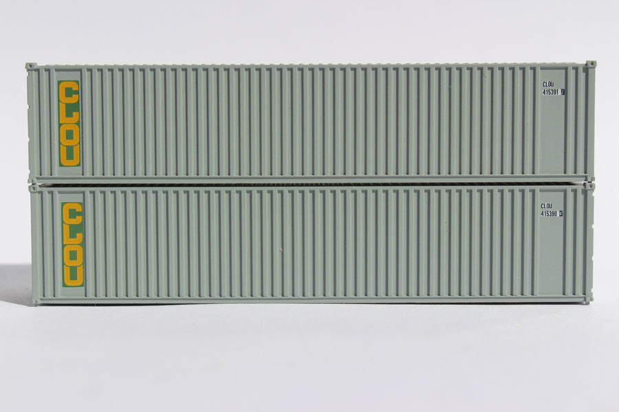 CLOU 40' Std. Height 2-P-44-P-2 'Square Corrugated' side containers JTC # (405551) exact product view 1
