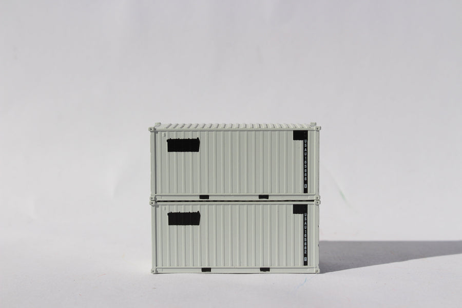 USAU Gray patch 'A', MILITARY SERIES 20' Std. height containers with Magnetic system, JTC-205454 (205454) exact product view 1