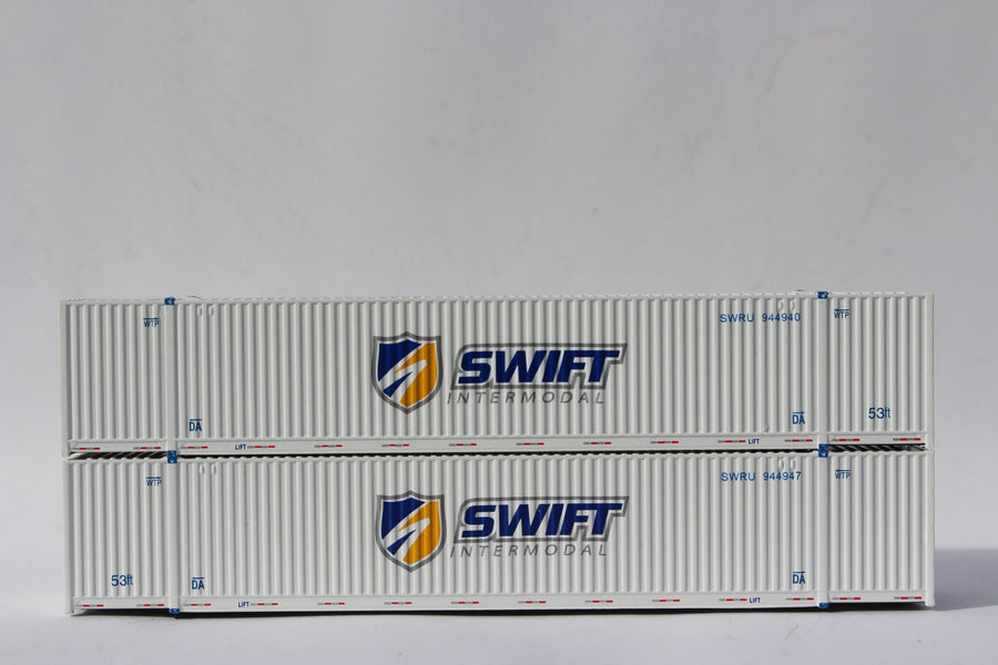 Swift (shield logo) 8-55-8 Corrugated 4VI container. JTC# 537027 SOLD OUT (537027) exact product view 1