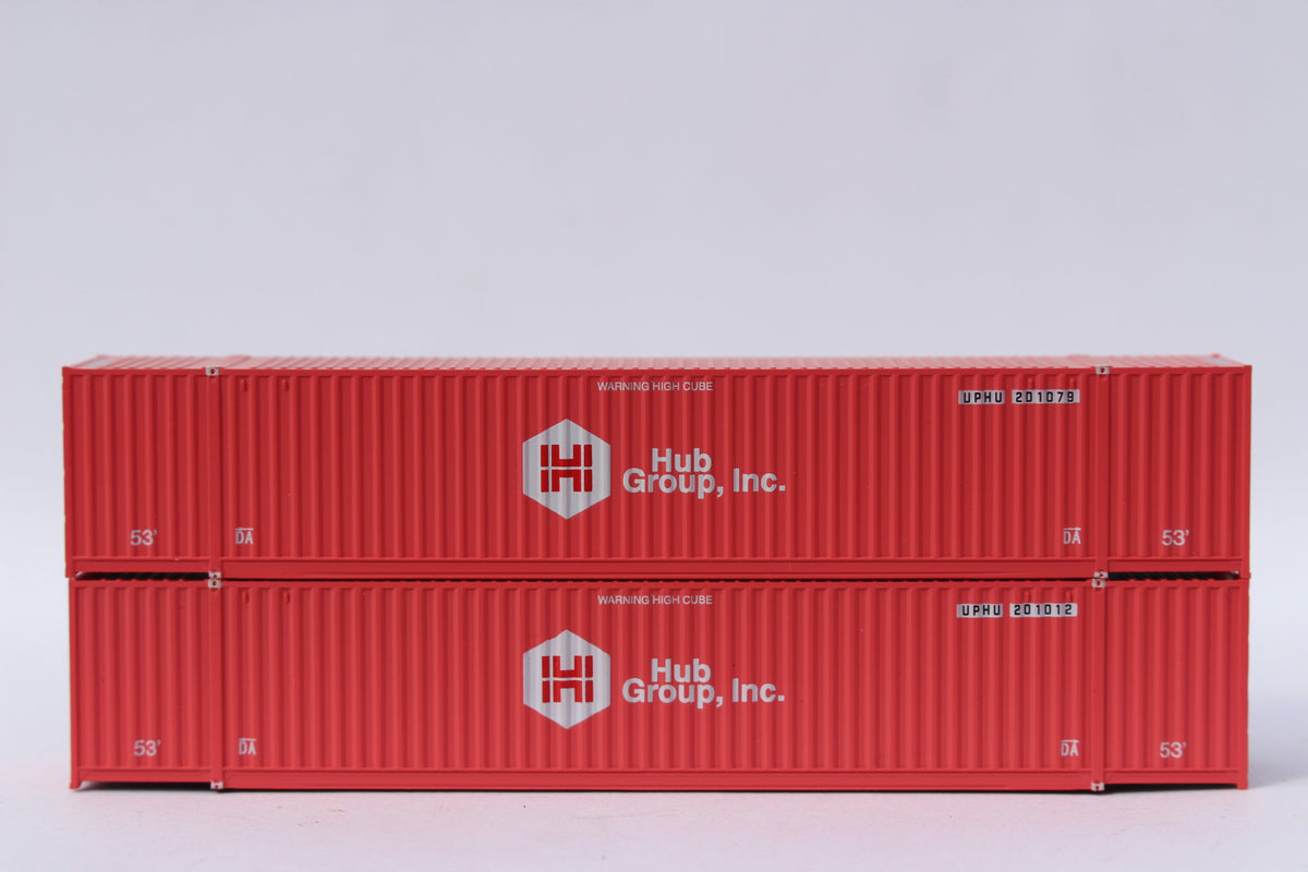 UPHU - FADED, UPHU PATCH OF ex-HUB GROUP Set 2 - 53' HIGH CUBE, 6-42-6 corrugated containers with Magnetic system, Corrugated-side. JTC #535067 (535067) exact product view 1