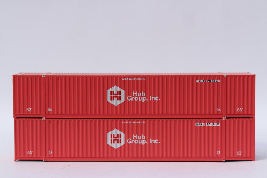 UPHU - FADED, UPHU PATCH OF ex-HUB GROUP Set 2 - 53' HIGH CUBE, 6-42-6 corrugated containers with Magnetic system, Corrugated-side. JTC #535067 (535067) exact product view 1