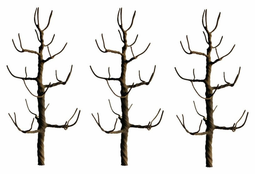 JTT Scenery Products HO 94124 Premium Sycamore Tree Armatures 4" (3) — exact JTT Scenery Products product reference