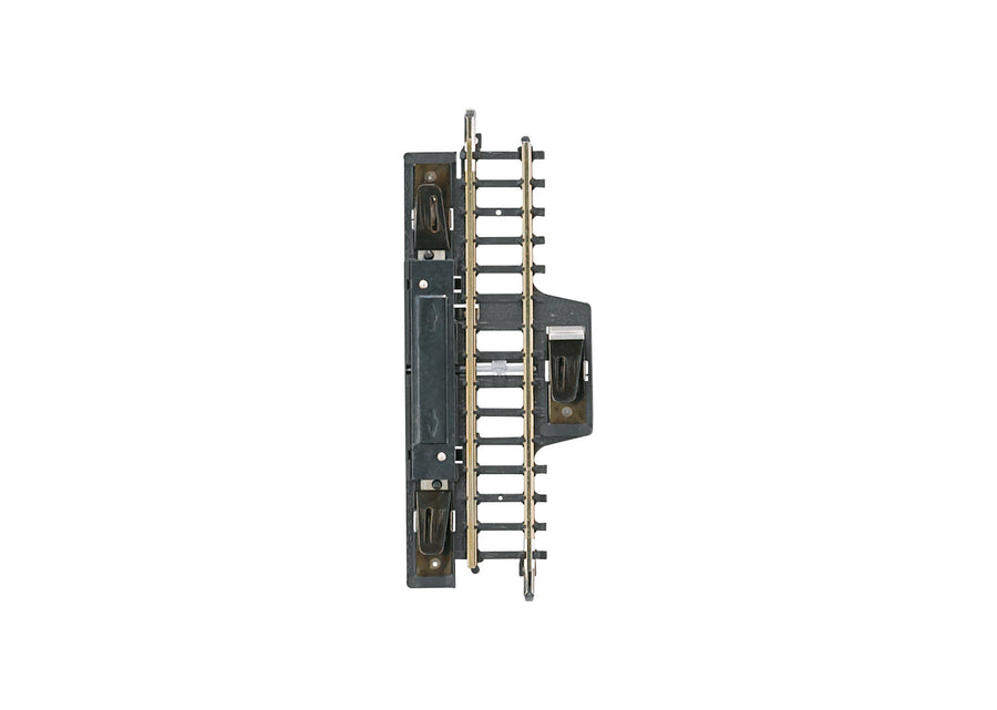 Märklin 8589 straight Z scale circuit track with its switching contacts and terminal clips.