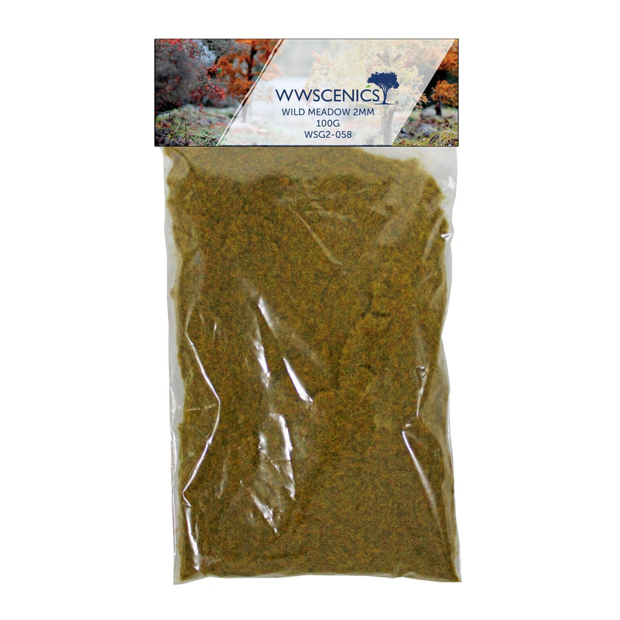 WWScenics WSG2-058 Wild Meadow 2 mm static grass 100 g refill packaging