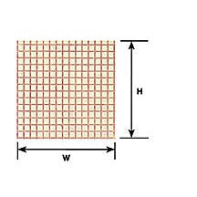 Plastruct 5/64" White Square Tile Sheet 12 x 7" (2 per pack) — exact product reference