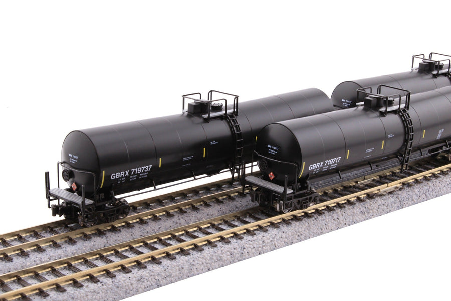 N Greenbrier Tank Car 8 Car Set, GBRX Set B (106-4802) exact product view 1