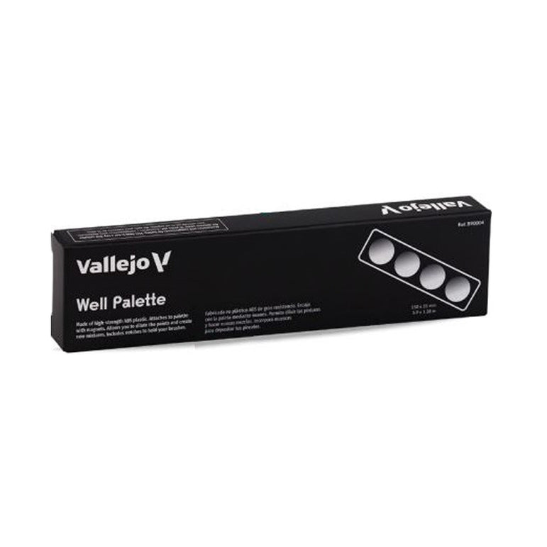 Vallejo B90004 Magnetic Well Palette – 150 × 35 mm