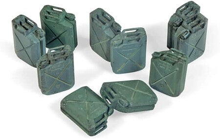 Vallejo SC206 1/35 Allied Forces Jerrycan Set, 12 Pieces – painted example