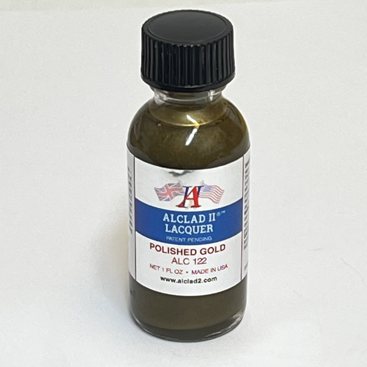 Alclad II ALC122 Polished Gold Lacquer 1 oz alternate exact product view