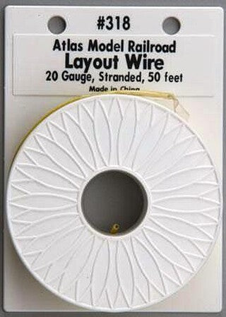 Atlas Yellow Layout Wire 20 AWG 50 ft – 0318