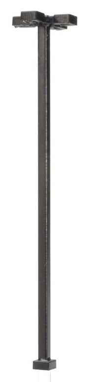 Atlas 70000195 N scale black four-arm square light with warm-white LED, individual light from the three-pack