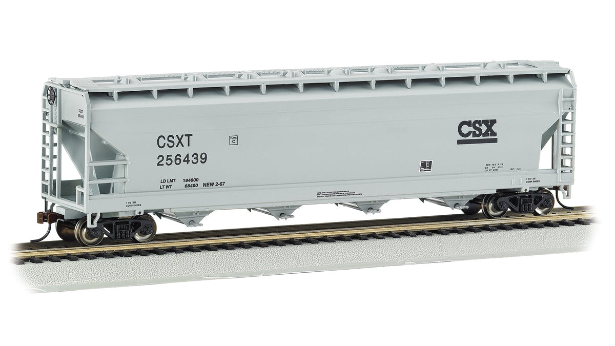 Bachmann HO 56-Foot ACF Center-Flow Hopper, CSX #256439, item 17501