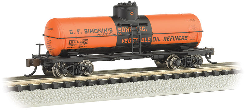 Bachmann N-scale C.F. Simonin’s Sons #20003 ACF tank car, item 17866