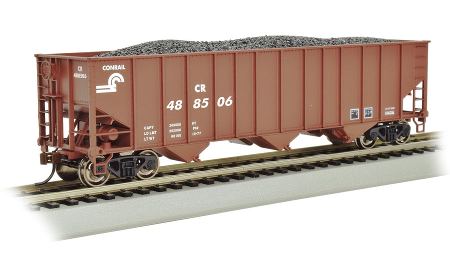 Bachmann HO Scale Bethlehem Steel 100 Ton 3 Bay Hopper - Conrail #488506 - 18712