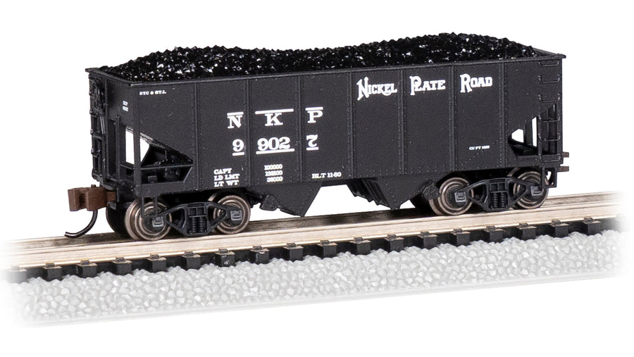 Bachmann N Scale USRA 55-Ton 2-Bay Hopper - Nickel Plate Road #99027 - 19563