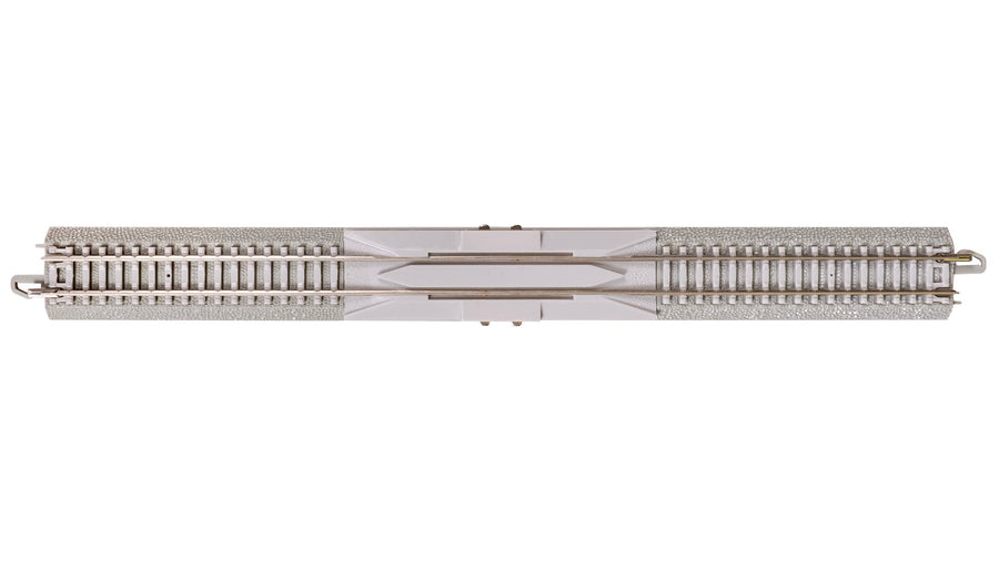 E-Z Track® with Concrete Ties - 10" Straight Terminal Rerailer with Wire - Bachmann 44020