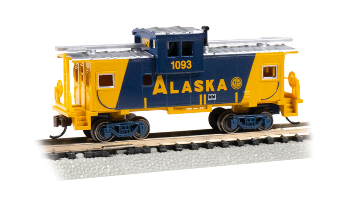 Bachmann 70769 N Alaska Railroad 1093 wide-vision caboose